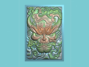 【牛魔王款玉牌】浮雕电脑玉石雕刻机_玉雕图纸